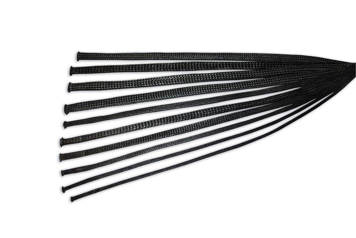 Dyneema mantel 6-9 mm zwart