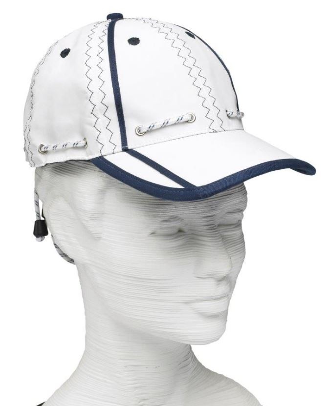 Zeildoek zeilcap met klem Sea Baseballcap navy
