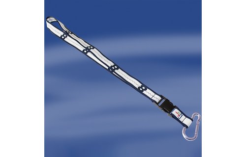 Zeildoek keycord / lanyard Sea Cord 2,5 cm navy