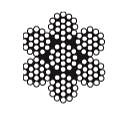 Staaldraad RVS 316, 3 mm 7x19