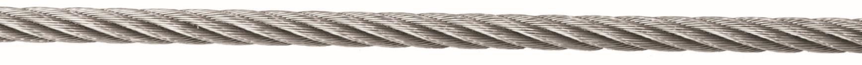 Staaldraad RVS 316, 2,5 mm 7x19