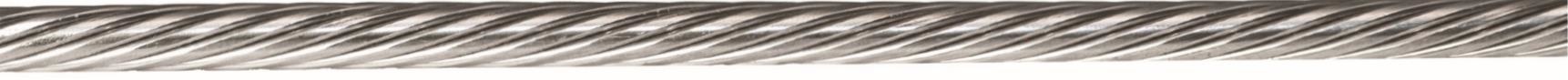 Staaldraad RVS 316, 6 mm 1x19 compact