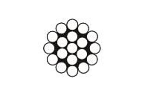 Staaldraad RVS 316, 3 mm 1x19