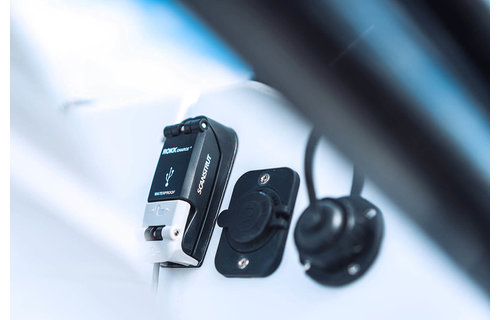 ROKK snellader waterdicht IPX6 2 USB aansluitingen zwart