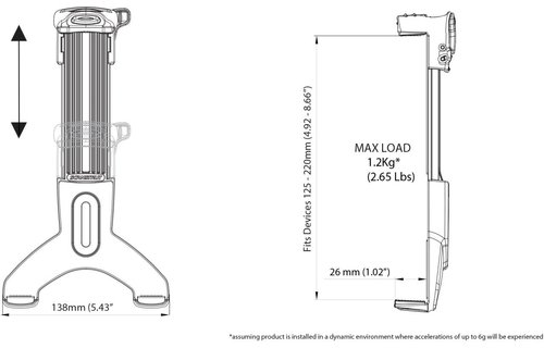 ROKK Mini top universele tablet houder