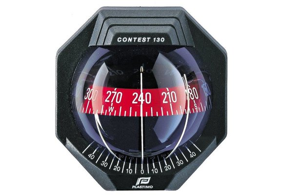 Kompas Contest 130 wit huis/rode roos