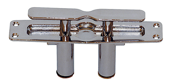 Klapkikker messing verchroomd 195/150 mm