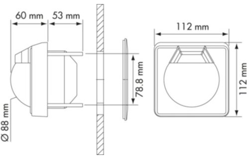 Kompas Mini Contest AdvanSea zwart