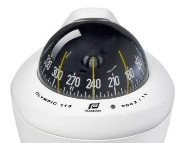 Kompas Olympic 115 wit huis/zwarte roos conisch