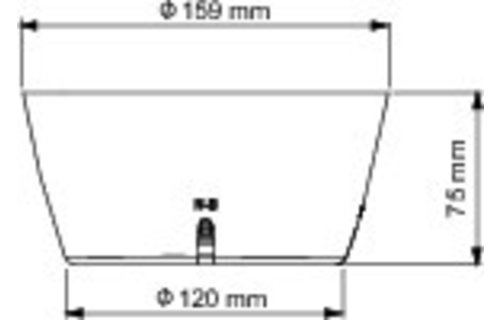 Ketel voor Offshore/Olympic 115 zwart