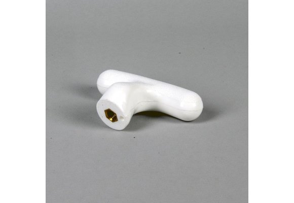 Hendel kunststof wit