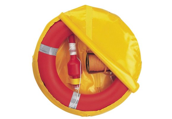 Reddingsboei Rescue Ring© oranje, hoes geel