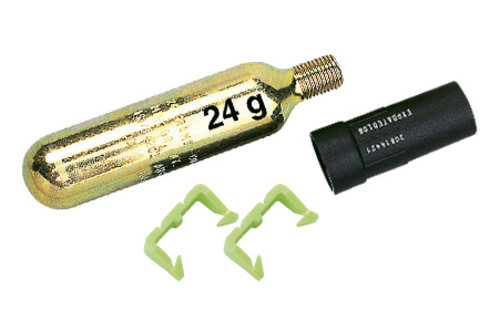 Herlaadset met 24 gr patroon, UML 5 capsule en borgclip