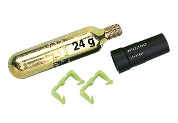 Herlaadset met 24 gr patroon, UML 5 capsule en borgclip