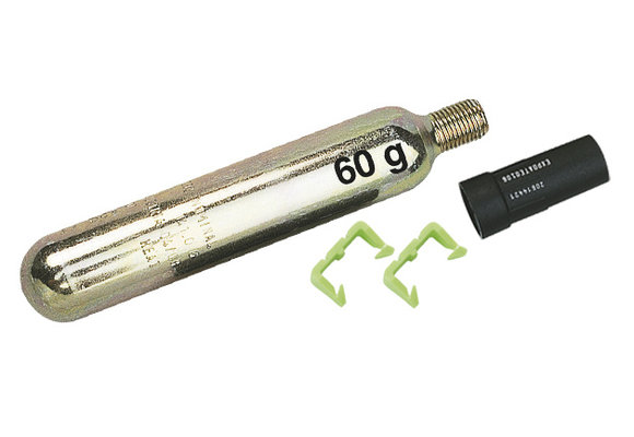 Herlaadset met 60 gr patroon, UML 5 capsule en borgclip