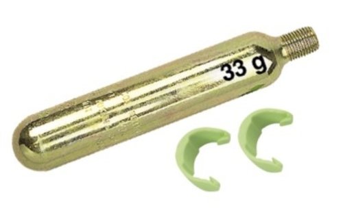 Herlaadset met 33 gr patroon en borgclip