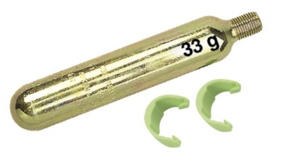 Herlaadset met 33 gr patroon en borgclip