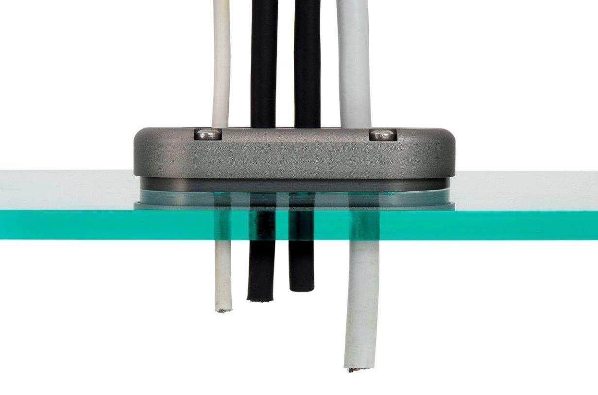 Dekdoorvoer aluminium voor meerdere kabels tot 15 mm