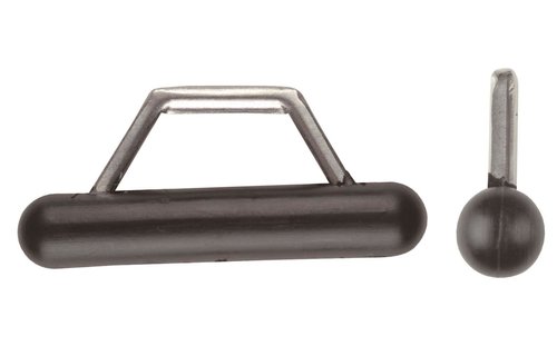 Zeilleuver HD nylon met RVS beugel 9 mm