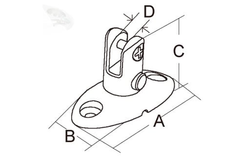 Dekplaat uitneembaar met schroef 37 gr,
