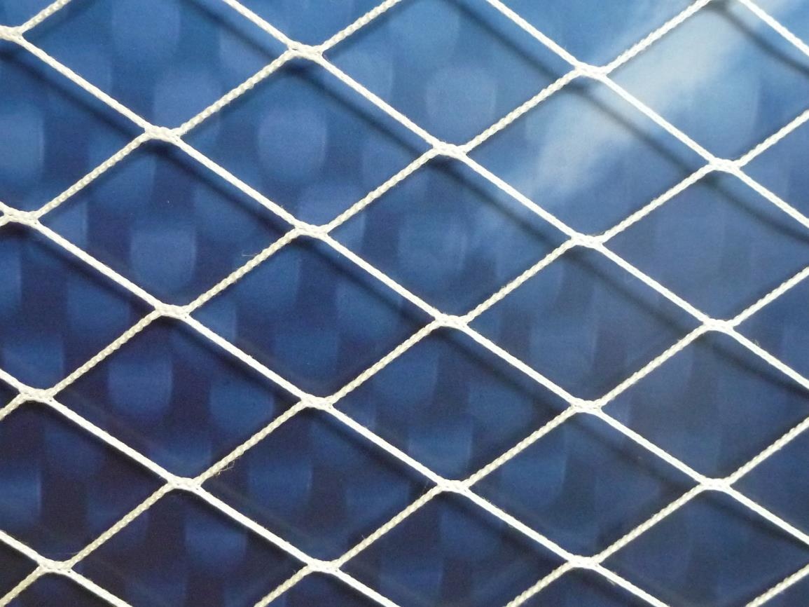 Railingnet knooploos 30 à 70 cm zwart