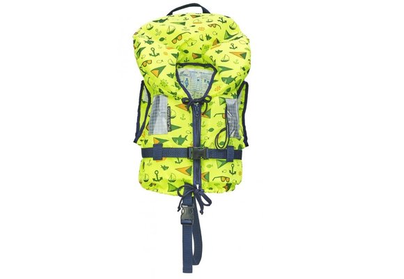 KinderReddingsvest Typhoon 100N Geel motief 3-10 kg
