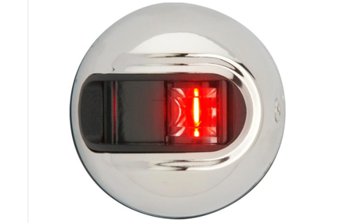 Navigatieverlichting LightArmor LED bakboord RVS verticaal