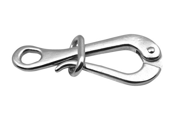 Talamex Pelikaanhaak RVS met oog (100mm/150mm)