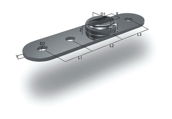 OS BSI Ankerplaat (M3 t/m M8)