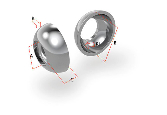 OS BSI Cupels voor ballterminal (4 t/m 10mm)