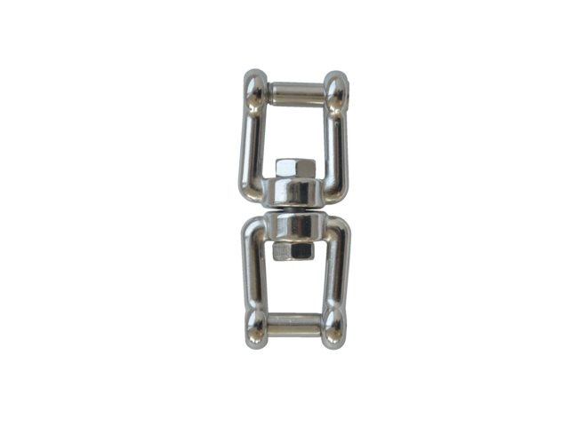 Wartelsluiting rvs gaffel-gaffel zeskant 5mm