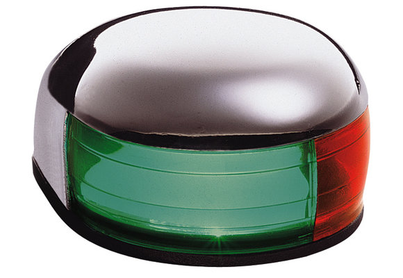 Serie 24 tweekleurenlicht RVS 12V ovaal