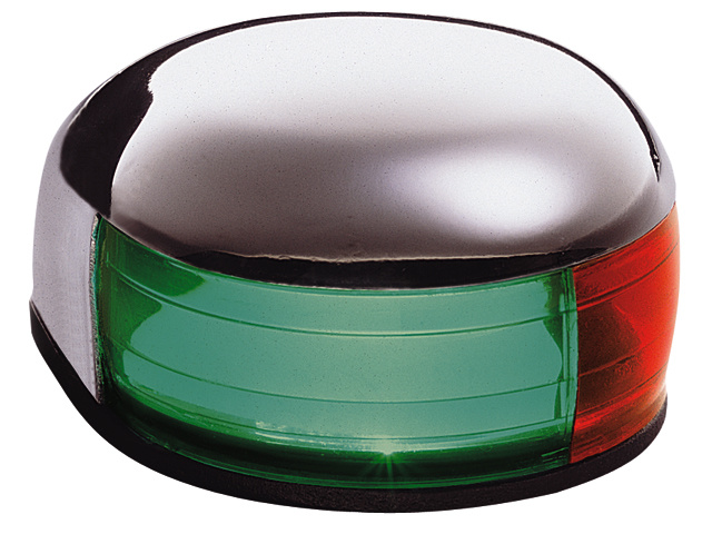 Serie 24 tweekleurenlicht rvs 12V ovaal