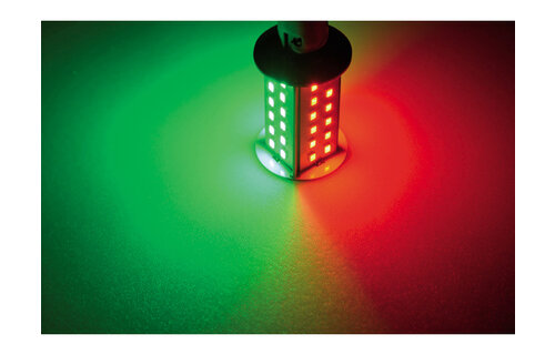 Ledlamp led48 10-30V BAY15D duocolor - 4.5 watt