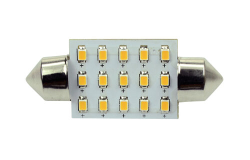 Ledlamp led15 festoon 10-30V 37mm 2700k - 1.5 watt