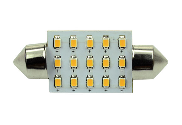 Ledlamp led15 festoon 10-30V 42mm 2700k - 1.2 watt