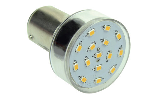 Ledlamp led15 10-30V BA15D 2700k - 1.5 watt