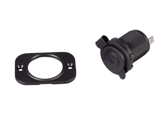 12V stopcontact rond