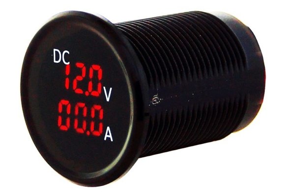 Volt- & amperemeter 4.5-30V & 0-15A