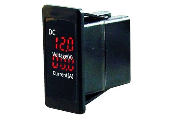 Volt- & amperemeter 4.5-30V & 0-15A s| Witch model