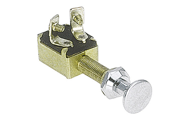 Trekschakelaar verchroomd