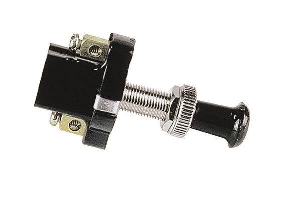 Trekschakelaar kunststof 12 volt / 5 amp.