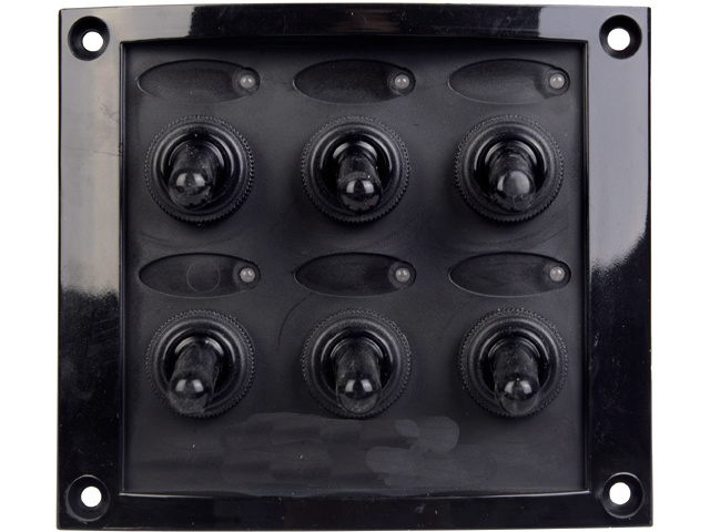 Schakelpaneel 6 zekeringen