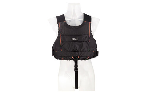 Besto Sailor Zwemvest 50N Zwart/Oranje