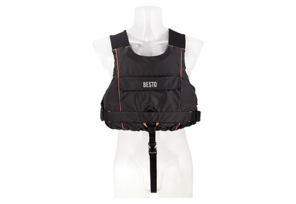 Besto Sailor Zwemvest 50N Zwart/Oranje