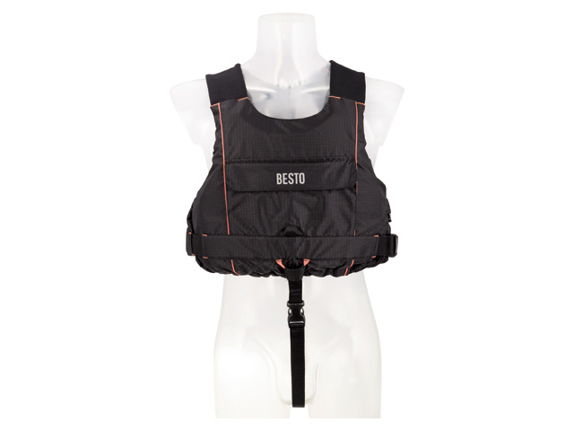 Besto Sailor Zwemvest 50N Zwart/Oranje