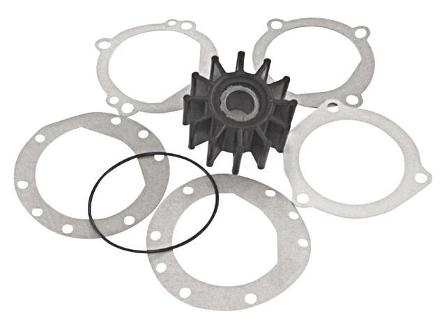 Neoprene inboard impeller key drive met pakking & kap
