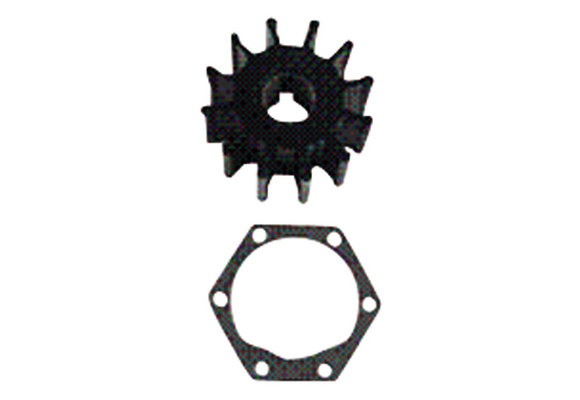 Neoprene inboard impeller key drive met pakking. key & kap