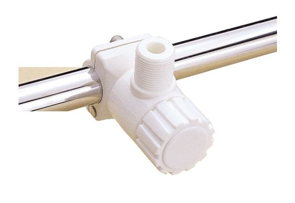 Antenne voet kunststof railing montage met knop