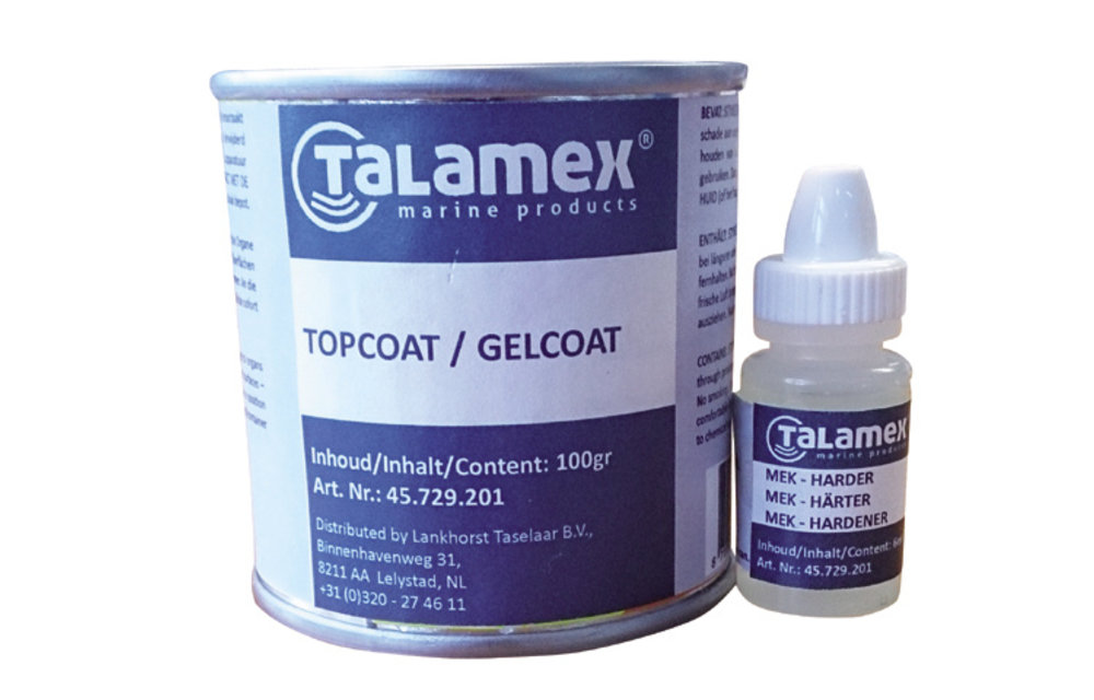 2 Componenten topcoat transparant 100g